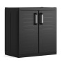 Keter Detroit XL Storage Cabinet Base Black by , Lockers and storage cabinets - Ref: Foro24-440921, Price: 161,67 €, Discount: %