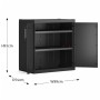 Keter Detroit XL Storage Cabinet Base Black by , Lockers and storage cabinets - Ref: Foro24-440921, Price: 161,67 €, Discount: %