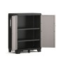 Keter Pro Black and Gray Low Storage Cabinet by , Lockers and storage cabinets - Ref: Foro24-445038, Price: 97,99 €, Discount: %