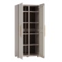 Keter Beige and Sand Groove Multipurpose Storage Cabinet by , Lockers and storage cabinets - Ref: Foro24-445046, Price: 308,0...