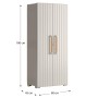 Keter Beige and Sand Groove Multipurpose Storage Cabinet by , Lockers and storage cabinets - Ref: Foro24-445046, Price: 308,0...