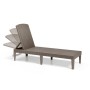 Keter Jaipur Lounger Cappuccino Color 235163 by , Loungers - Ref: Foro24-420018, Price: 106,63 €, Discount: %