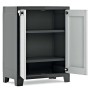 Keter Titan black and gray low storage cabinet 100 cm by , Lockers and storage cabinets - Ref: Foro24-434759, Price: 140,32 €...