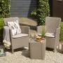 Keter Miami 5-teiliges Cappuccino-Balkonmöbelset von , Gartensets - Ref: Foro24-432688, Preis: 237,03 €, Rabatt: %