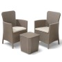 Keter Miami 5-Piece Cappuccino Balcony Furniture Set by , Garden sets - Ref: Foro24-432688, Price: 237,03 €, Discount: %