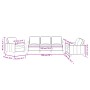 Cream velvet 3-piece sofa set with cushions by , Sofas - Ref: Foro24-3201484, Price: 693,73 €, Discount: %