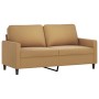 Zweiteilige Sofagarnitur aus braunem Samt mit Kissen von , Sofas - Ref: Foro24-3201503, Preis: 438,13 €, Rabatt: %