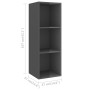 Muebles de salón 5 piezas madera de ingeniería gris con brillo de , Muebles TV - Ref: Foro24-3079618, Precio: 135,99 €, Descu...