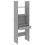 Concrete gray plywood shelf 60x35x180 cm by , Bookcases and shelves - Ref: Foro24-803429, Price: 68,99 €, Discount: %