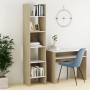 White and oak plywood shelf 40x35x180 cm by , Bookcases and shelves - Ref: Foro24-803403, Price: 70,18 €, Discount: %