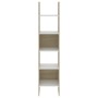 White and oak plywood shelf 40x35x180 cm by , Bookcases and shelves - Ref: Foro24-803403, Price: 70,18 €, Discount: %