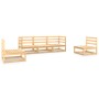 Garden furniture set 5 pieces solid pine wood by , Garden sets - Ref: Foro24-3075389, Price: 248,40 €, Discount: %