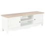 White wooden TV cabinet 120x30x40 cm by , TV Furniture - Ref: Foro24-249889, Price: 231,38 €, Discount: %