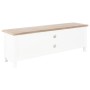 White wooden TV cabinet 120x30x40 cm by , TV Furniture - Ref: Foro24-249889, Price: 231,38 €, Discount: %