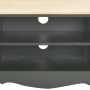 Mueble para TV madera maciza de mango negro 120x30x40 cm de vidaXL, Muebles TV - Ref: Foro24-249891, Precio: 139,89 €, Descue...