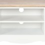 White wooden TV cabinet 120x30x40 cm by , TV Furniture - Ref: Foro24-249889, Price: 231,38 €, Discount: %