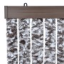 Brown and beige chenille mosquito net curtain 56x200 cm by , Mosquito nets for windows - Ref: Foro24-315129, Price: 35,88 €, ...