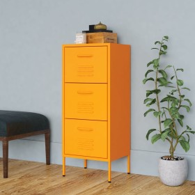 Mustard steel storage cabinet 42.5x35x101.5 cm by , Lockers and storage cabinets - Ref: Foro24-336182, Price: 172,38 €, Disco...