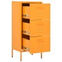 Mustard steel storage cabinet 42.5x35x101.5 cm by , Lockers and storage cabinets - Ref: Foro24-336182, Price: 181,02 €, Disco...