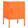 Mesita de noche acero naranja 35x35x51 cm de , Mesitas de noche - Ref: Foro24-336210, Precio: 89,99 €, Descuento: %