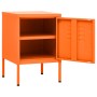 Mesita de noche acero naranja 35x35x51 cm de , Mesitas de noche - Ref: Foro24-336210, Precio: 89,99 €, Descuento: %