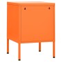 Mesita de noche acero naranja 35x35x51 cm de , Mesitas de noche - Ref: Foro24-336210, Precio: 89,99 €, Descuento: %