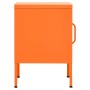 Mesita de noche acero naranja 35x35x51 cm de , Mesitas de noche - Ref: Foro24-336210, Precio: 89,99 €, Descuento: %