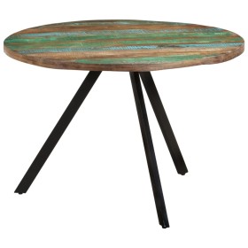 Recycled solid wood dining table 110x75 cm by , Kitchen and dining tables - Ref: Foro24-338477, Price: 215,00 €, Discount: %