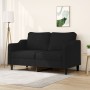 Sofá de 2 plazas de tela negro 140 cm de , Sofás - Ref: Foro24-359363, Precio: 247,47 €, Descuento: %