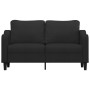 2-Sitzer-Sofa aus schwarzem Stoff, 140 cm von , Sofas - Ref: Foro24-359363, Preis: 229,99 €, Rabatt: %