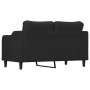 2-seater black fabric sofa 140 cm by , Sofas - Ref: Foro24-359363, Price: 247,47 €, Discount: %