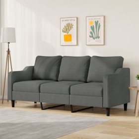 3-seater sofa in dark gray fabric 180 cm by , Sofas - Ref: Foro24-359368, Price: 310,91 €, Discount: %