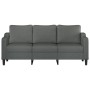 Sofá de 3 plazas de tela gris oscuro 180 cm de , Sofás - Ref: Foro24-359368, Precio: 310,91 €, Descuento: %