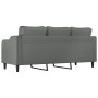 Sofá de 3 plazas de tela gris oscuro 180 cm de , Sofás - Ref: Foro24-359368, Precio: 310,91 €, Descuento: %