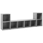 Muebles de salón 4 pzas madera ingeniería gris hormigón de , Muebles TV - Ref: Foro24-3079974, Precio: 144,81 €, Descuento: %