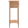 Mesa auxiliar con cajón madera maciza nogal 25x25x60 cm de , Mesas auxiliares - Ref: Foro24-350343, Precio: 46,28 €, Descuent...