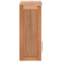 Armario de baño para pared madera maciza de nogal 42x23x60 cm de , Taquillas y armarios de almacenamiento - Ref: Foro24-35035...