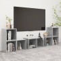 Wohnzimmermöbel 6-teilig betongraues Holzwerkstoff von , TV-Möbel - Ref: Foro24-3080055, Preis: 125,17 €, Rabatt: %