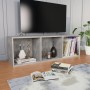 Concrete plywood bookcase/TV cabinet 36x30x114cm by , Bookcases and shelves - Ref: Foro24-800139, Price: 49,99 €, Discount: %