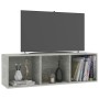 Concrete plywood bookcase/TV cabinet 36x30x114cm by , Bookcases and shelves - Ref: Foro24-800139, Price: 49,99 €, Discount: %