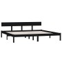 Estructura de cama madera maciza Super King negra 180x200 cm de , Camas y somieres - Ref: Foro24-810166, Precio: 121,70 €, De...