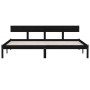 Estructura de cama madera maciza Super King negra 180x200 cm de , Camas y somieres - Ref: Foro24-810166, Precio: 121,70 €, De...