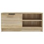 TV cabinet 2 pieces oak plywood 80x35x36.5 cm by , TV Furniture - Ref: Foro24-811473, Price: 86,79 €, Discount: %