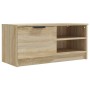 TV cabinet 2 pieces oak plywood 80x35x36.5 cm by , TV Furniture - Ref: Foro24-811473, Price: 86,79 €, Discount: %