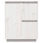 Aparador de madera maciza de pino blanco 60x34x75 cm de , Aparadores - Ref: Foro24-813391, Precio: 86,06 €, Descuento: %