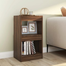 Estantería/divisor de espacios roble marrón 40x30x72 cm de , Librerías y estanterías - Ref: Foro24-813586, Precio: 42,57 €, D...