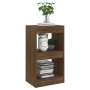 Estantería/divisor de espacios roble marrón 40x30x72 cm de , Librerías y estanterías - Ref: Foro24-813586, Precio: 36,99 €, D...