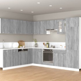 Sonoma gray engineered wood hanging cabinet 60x31x40 cm by , Kitchen cabinets - Ref: Foro24-815592, Price: 41,21 €, Discount: %