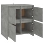 Aparadores 2 uds madera de ingeniería gris hormigón 70x41x75 cm de , Aparadores - Ref: Foro24-3098092, Precio: 183,99 €, Desc...