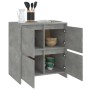 Aparadores 2 uds madera de ingeniería gris hormigón 70x41x75 cm de , Aparadores - Ref: Foro24-3098092, Precio: 183,99 €, Desc...